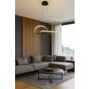 Italux PND-19221-BK LED Pendelleuchte Consa | 40W LED | 3400lm | 3000K