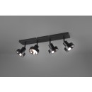 TRIO 800700432 Spotleuchte Deckenleuchte Leon 4x35W | GU10 | IP20 - schwarz