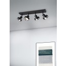 TRIO 800700432 Spotleuchte Deckenleuchte Leon 4x35W | GU10 | IP20 - schwarz