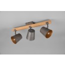 Trio 801900367 Spotleuchte Bell 3x25w | E14 - Holz, Nickel