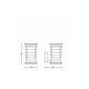 Philips 15280/54 / pn wand Leuchte patio 1xe27 | IP44 - schwarz
