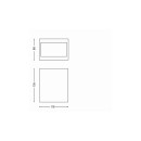 Philips 17209/30/16 LED Außen Wandleuchte Flagstone 1x3w | 300lm | 2700k | IP44 - schwarz