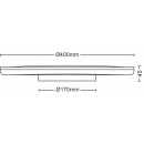 Philips 8719514432024 Ozziet LED-Deckenleuchte 1x22W | 2500lm | 4000K - dimmbar - SceneSwitch, weiß