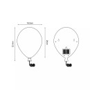 Zuma Line 003064-029596 LED Wandleuchte BALLOON integrierte LED-Quelle
