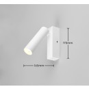 Trio T849210131 LED Spot-Wandleuchte AMBALA  integrierte LED-Quelle | 500lm | 2300+3000+4000K
