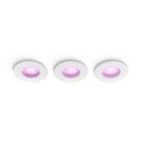 Philips Hue  8721103072900 LED Set von Einbauleuchten Xamento  | 4W GU10 | 350lm | 2000-6500K | rgb - farbig | Dimmer | weiß