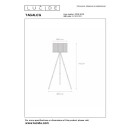 Lucide L217298130 Stehlampe TAGALOG  E27