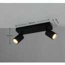 Trio T867700232 Spot-Deckenleuchte SOKA  | 10W GU10 | schwarz