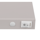 Trio T867770176 Spot-Wandleuchte SOKA  | 10W GU10 | mit Schalter | grau