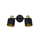 Trio T868800280 Spot-Deckenleuchte EVA | 10W E14 | schwarz | gold