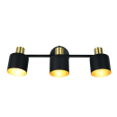 Trio T868800380 Spot-Deckenleuchte EVA  | 10W E14 | schwarz | gold