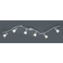 TRIO 871010607 Levisto Spotleuchte E14 6x40W 400lm 3000K