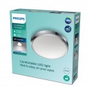 Philips Doris CL257 LED Badezimmerleuchte Deckenleuchte 1x6W | 600L | 2700K | IP44 - Schutz EyeComfort, chrom