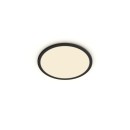 Philips 8719514327207 LED-Deckenleuchte Super Slim 1x15w | 1300lm | 2700k | IP44 - schwarz