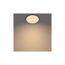 Philips 8719514327207 LED-Deckenleuchte Super Slim 1x15w | 1300lm | 2700k | IP44 - schwarz