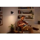 Philips Hue 8719514339248 LED Wand- oder Deckenleuchte Buckram 1x5w | Gu10 | 350lm | 2200-6500k- Dimmbar, Fernbedienung, Bluetooth, White Ambiance, schwarz