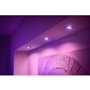 Philips Hue 8719514342866 LED Spotleuchte Centura 3x5,7w | Gu10 | 1050lm | 2200-6500K | RGB - Set 3 Stück, dimmbar, Bluetooth, White and color Ambiance, Aluminium