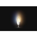 Philips Hue 871951435658 LED Lampe 2x4w | E14 | 470lm | 2200-6500K - Kerze, dimmbar, Bluetooth, weiß