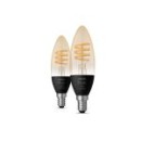 Philips Hue 8719514411869 Set 2x LED Leuchtmittel Kerze 1x4,6W | E14 | 300lm | 2200-4500K - White Ambiance