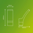 Philips 8719514417670 LED Außen Wandleuchte Splay 1x12w | 1100lm | 2700k | IP44 - Anthrazit