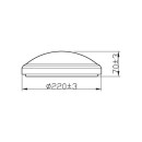 Philips 8719514417854 LED Außen Deckenleuchte Doris 1x6w | 640lm | 4000k | IP54 - EyeComfort, Nickel