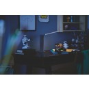 Philips 8719514420397 Tragbare LED-Touch-Tischlampe Amber 1x5W | 120lm | 4000K - USB, dimmbar, grau