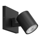 Philips 8719514435292 Deckeneinbaustrahler Runner 1x20W | GU10 - verstellbar, schwarz