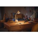 Philips 8719514443778 LED-Tisch-Touch-Lampe Hat 1x4W | 80lm | 3000-5700K - USB, dimmbar, mit Handyständer, weiß