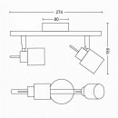 Philips 8719514465312 Deckeneinbaustrahler Meranti 2x35W | GU10 - weiß
