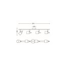 Philips 8719514465350 Deckeneinbaustrahler Meranti 4x35W | GU10 - weiß