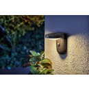 Philips 8719514476837 LED-Außenwandleuchte mit Bewegungssensor Tyla 1x9W | 820lm | 2700K | IP44 - Anthrazit