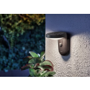 Philips 8719514476875 LED Wandleuchte mit Bewegungssensor Tyla 1x9W | 930lm | 4000 K | IP44 - Anthrazit