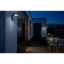 Philips 8719514476912 LED-Solarwandleuchte mit Bewegungssensor Tyla 1x1,2W | 255lm | 3000 K | IP44 - Anthrazit