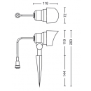 Philips 8719514477117 Gartenpfosten GardenLink 1x6W | 660lm | 4000 K | IP44 - steckbar, schwarz