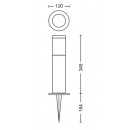 Philips 8719514477155 Gartenpfosten GardenLink 1x6W | 660lm | 4000 K | IP44 - schwarz