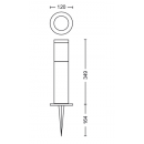 Philips 8719514477230 Gartenpfosten GardenLink 1x24W | 600lm | 2700K | IP44 - schwarz