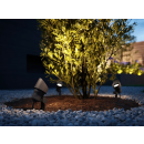 Philips 8719514477353 Gartenwandleuchte GardenLink 3x24W | 1800lm | 2700K | IP44 - 3er-Set, steckbar, schwarz