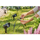 Philips 8719514477353 Gartenwandleuchte GardenLink 3x24W | 1800lm | 2700K | IP44 - 3er-Set, steckbar, schwarz