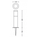 Philips 8719514477377 Gartenpfosten GardenLink 3x24W | 1800lm | 2700K | IP44 - steckbar, schwarz