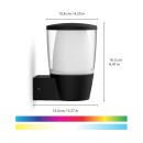 Philips 8720169071254 LED Außenwandleuchte Elpas | 8,5W integrierte LED-Quelle | 650 lm | 2700-5000K