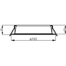 Philips 8720169173842 LED Einbauleuchte Meson | 16,5W integrierte LED-Quelle | 1750/1300 lm | 4000K