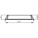 Philips 8720169231061 LED Einbauleuchte Meson | 23,5W integrierte LED-Quelle | 2550/1900 lm | 6500K
