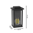 Philips 8720169266414 Außenwandleuchte Alzor E27