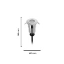 Philips 8720169269453 LED Niedervolt-Außenleuchte Spore | 3W integrierte LED-Quelle | 2700K