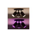 Philips HUE  8720169319332 LED Spot-Deckenleuchte Fugato  | 3x4,2W GU10 | 2000-6500K+RGBK