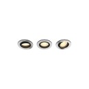 Philips Hue  8720169319813 LED Einbauleuchte Milliskin  | 3x4,2W GU10 | 3x400lm | 2200-6500K