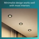 Philips 8721103037091 Set von Einbauleuchten Peridot  GU10 | schwarz