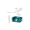 Philips 8721103096005 LED Ventilator mit Licht Olas  | 30W integrierte LED-Quelle | 2650lm | 3000-6500K | Dimmer | Fernbedienung | weiß