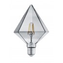 TRIO 901-454 LED Design Lampe Kristall 1x4W | E27 | 140L | 3000K - rauchglas