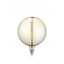 TRIO 907-879 LED Design Lampe Globe 1x8W | E27 | 560lm | 2700K - dimmbar, Bernstein